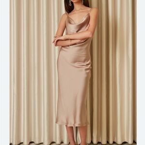 Banana Republic Cream Slip dress Sleeveless